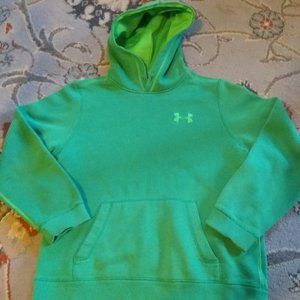 Under Armour green hoodie size 16-18